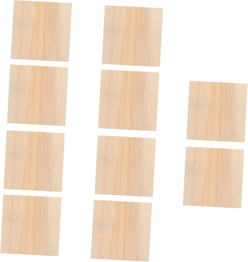 Tehaux 10pcs DIY Blank Wooden Painting Frames 14 7x14 7cm Photo Holders for Art Projects - Image 2